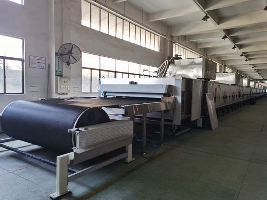 69m Long Connection Bakery Tunnel Oven Suitable For Cake Rusk Toast