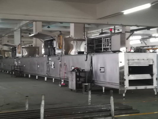 Stainless Steel 380V 50HZ ABB Motor Mesh Wire Conveyor Bakery Drying Tunnel Oven