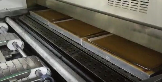 Flip Over Depanner Nagasaki Cake Automatic Cake Production Line