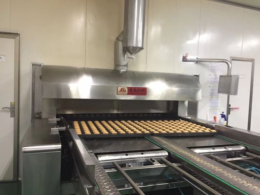 Continuous Multi Layer Cooling Suction Depanner Cupcake Production Line