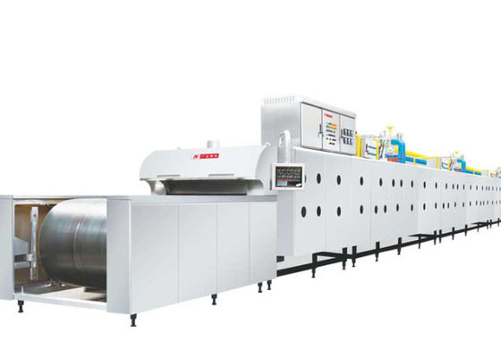 50 * 50 कोण स्टील 380V 50 हर्ट्ज बिस्किट क्रोइसैन बेकिंग इलेक्ट्रिक टनल ओवन